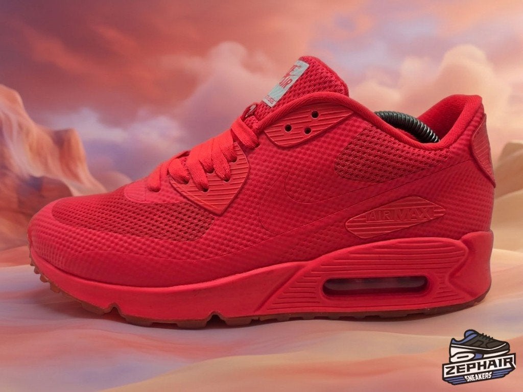 Nike Air Max 90 ID Hyperfuse 'Total Crimson' EU41 2017, Kleding | Heren, Schoenen, Overige kleuren, Nike, Ophalen of Verzenden