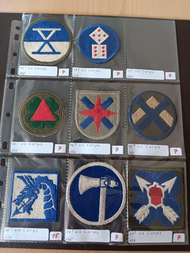 Us ww2 patches, Enlèvement ou Envoi