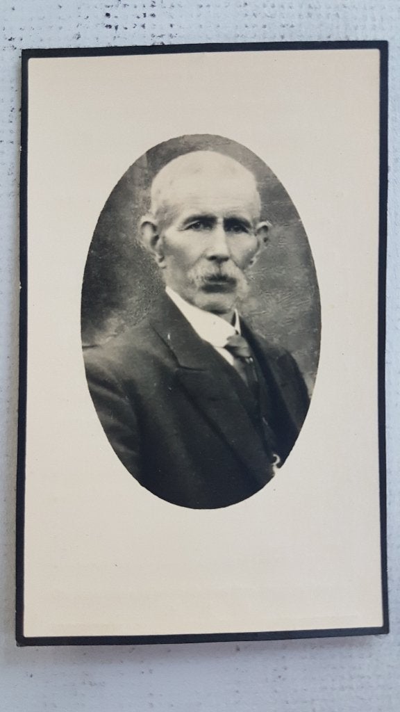 DP Franciscus Geeraerts (x Melania Heylen )  Herernthout, Ophalen of Verzenden, Rouwkaart