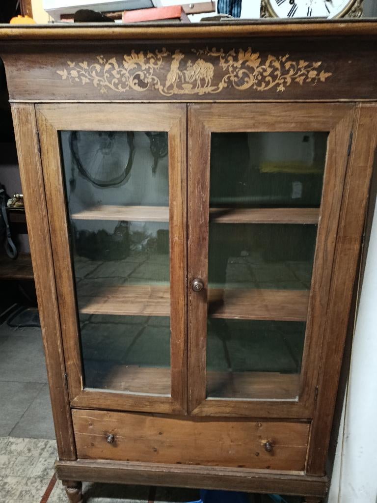 A vendre meuble vitrine ancien, Enlèvement