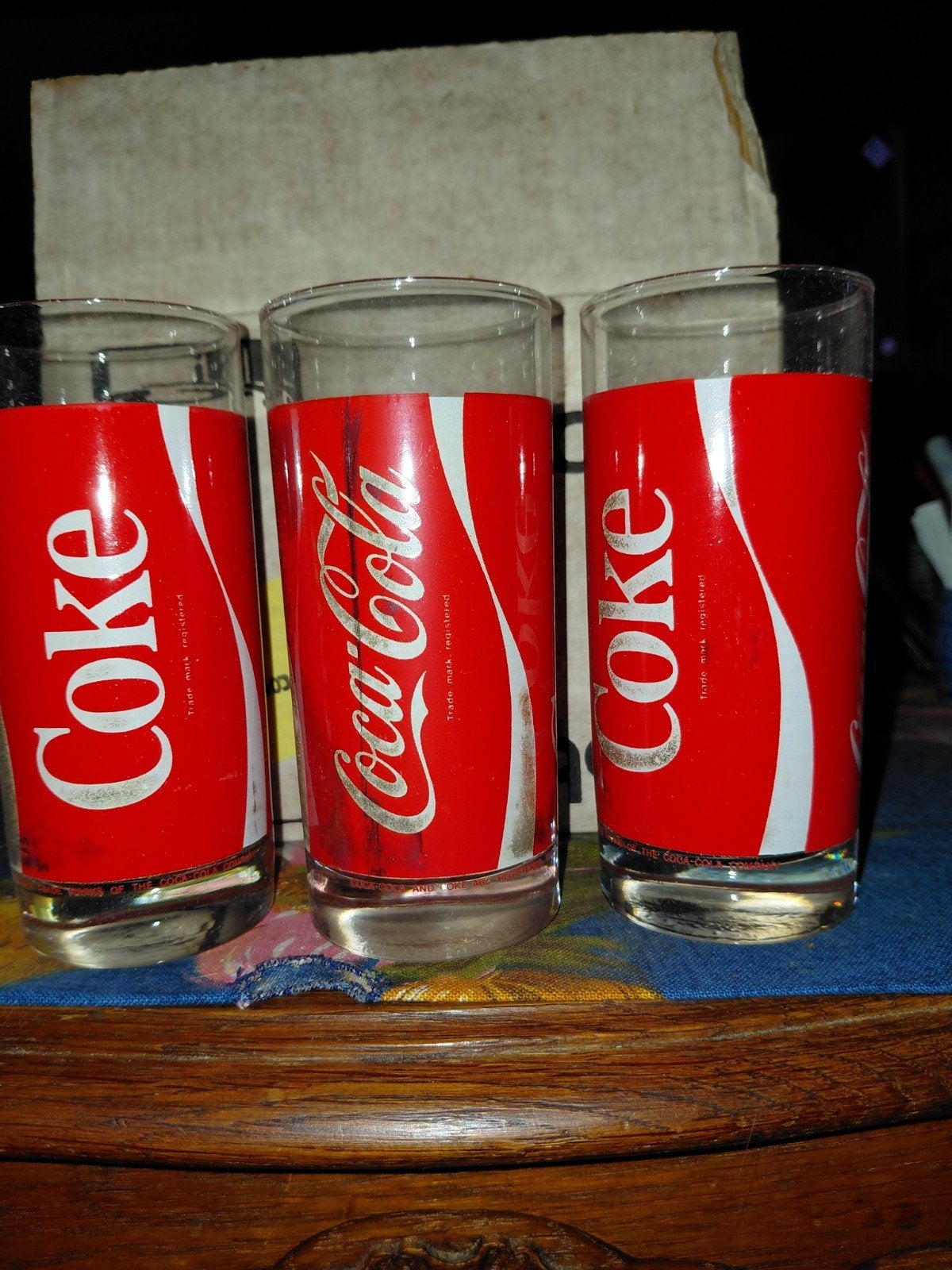 verres Coca-Cola, Vin, Gobelet Maubeuge 4, Collections, Enlèvement, Neuf, Verre à soda