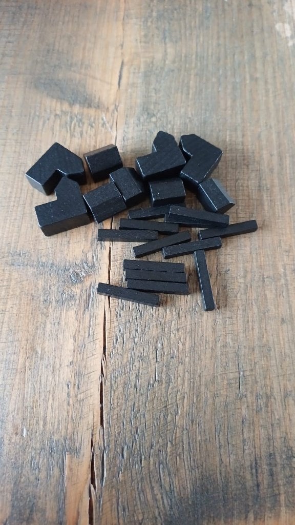 pièces de jeu de société Catan wood black set 999 jeux, Cinq joueurs ou plus, Enlèvement ou Envoi, Neuf, 999 games