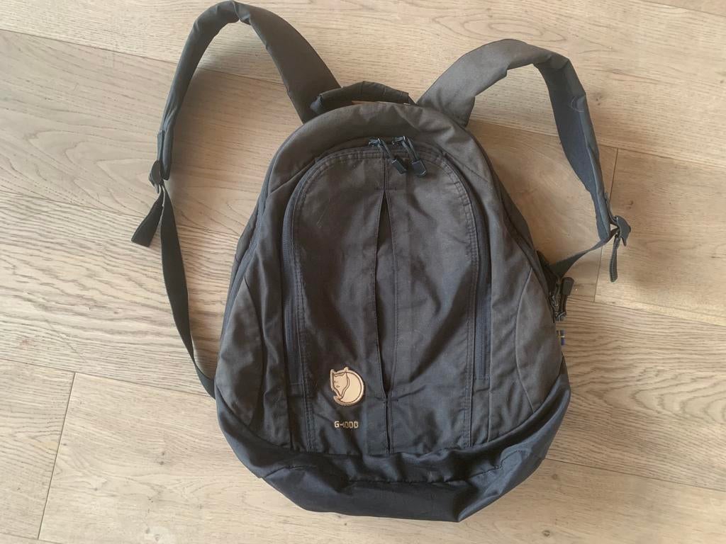 Donkerbruine rugzak van Fjallraven 20 L, Ophalen of Verzenden, Gebruikt, Overige merken, Waterdicht