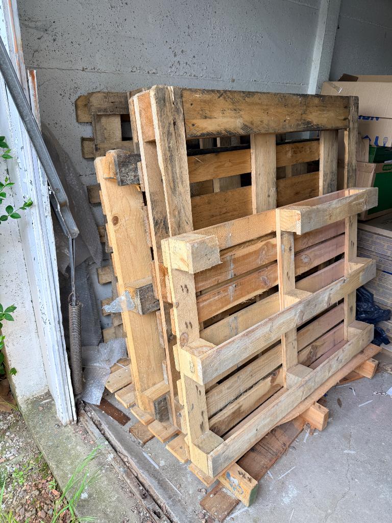 Palettes à donner, Doe-het-zelf en Bouw, Hout en Planken, Ophalen, Gebruikt