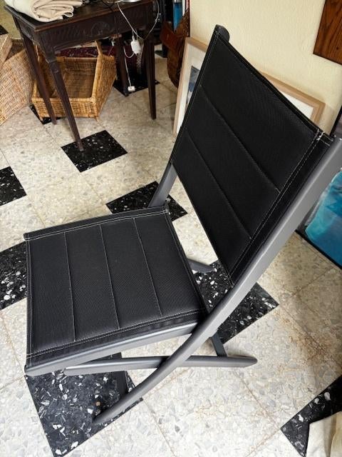 chaise de jardin, Ophalen, Zo goed als nieuw, Aluminium, Inklapbaar