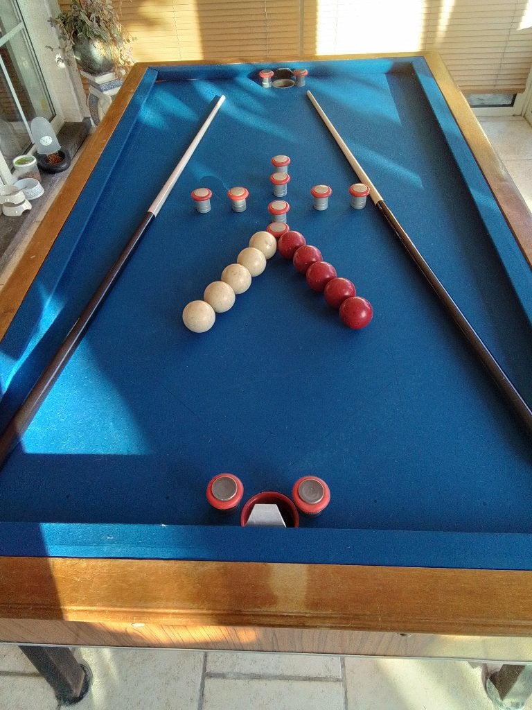 Tapbiljart, Sport en Fitness, Ophalen, Gebruikt, Biljarttafel