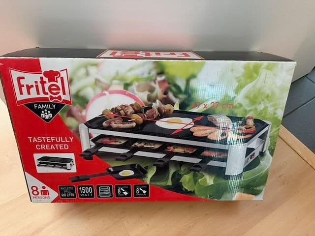 Appareil à raclette et à gourmets Fritel (2 PIECES), Electroménager, Enlèvement