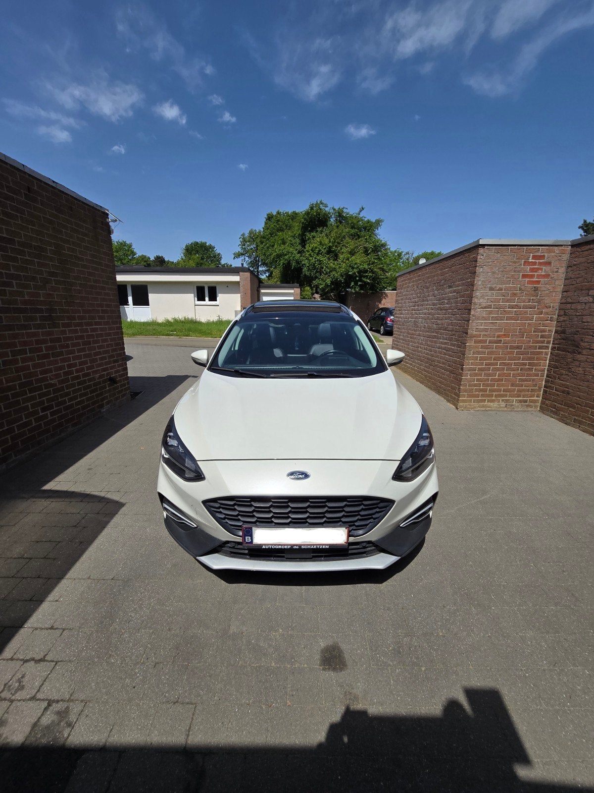Ford Focus 2.0 ecoblue Active X vignale, Auto's, Ford, Wit, Leder, 5 deurs, Te koop
