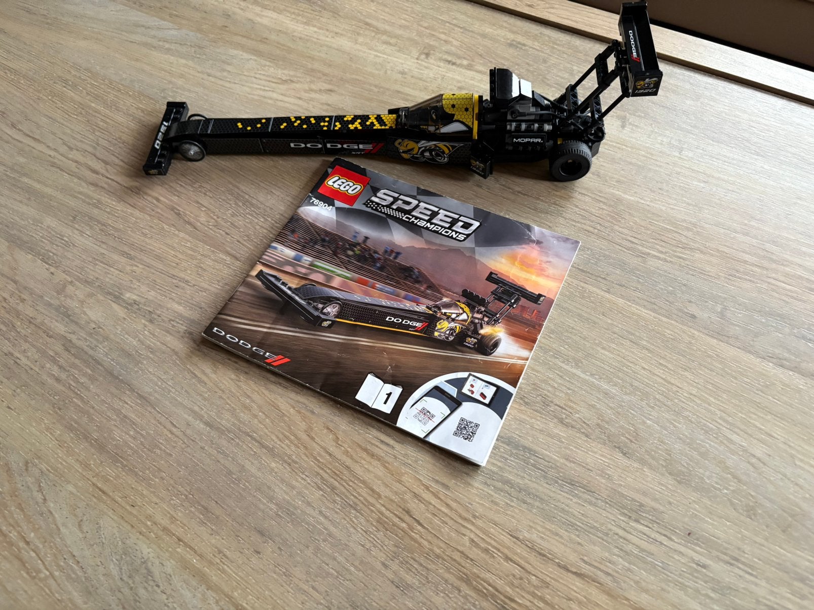 Lego speed champions 76904 Dodge dragster, Lego, Zo goed als nieuw, Minifiguur, Speed Champions