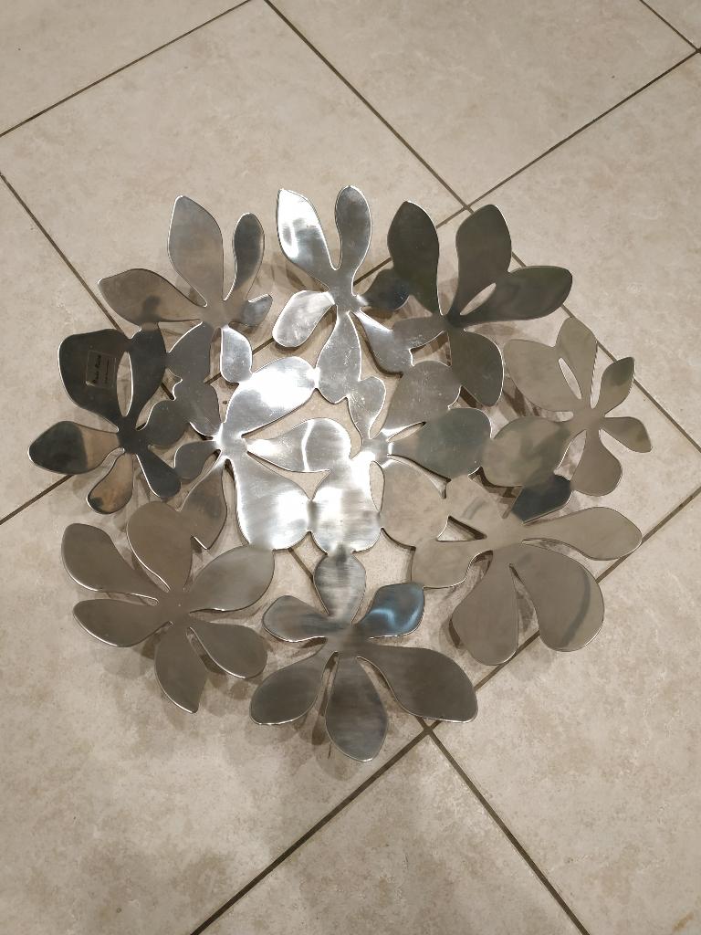 Corbeille à fruits design Monika Mulder inox Ikea Stockholm, Huis en Inrichting, Ophalen, Rond, Overige materialen, Mand