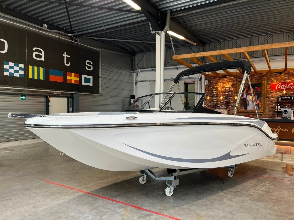 Bayliner M17 - full options - Mercury 60 / 80 / 100pk, Watersport en Boten, Speedboten, Ophalen, Bayliner, Nieuw, 70 tot 120 pk