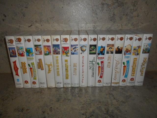 VHS films - Warner Bros.Family entertainment / 3 voor 5 €, Ophalen of Verzenden, Zo goed als nieuw