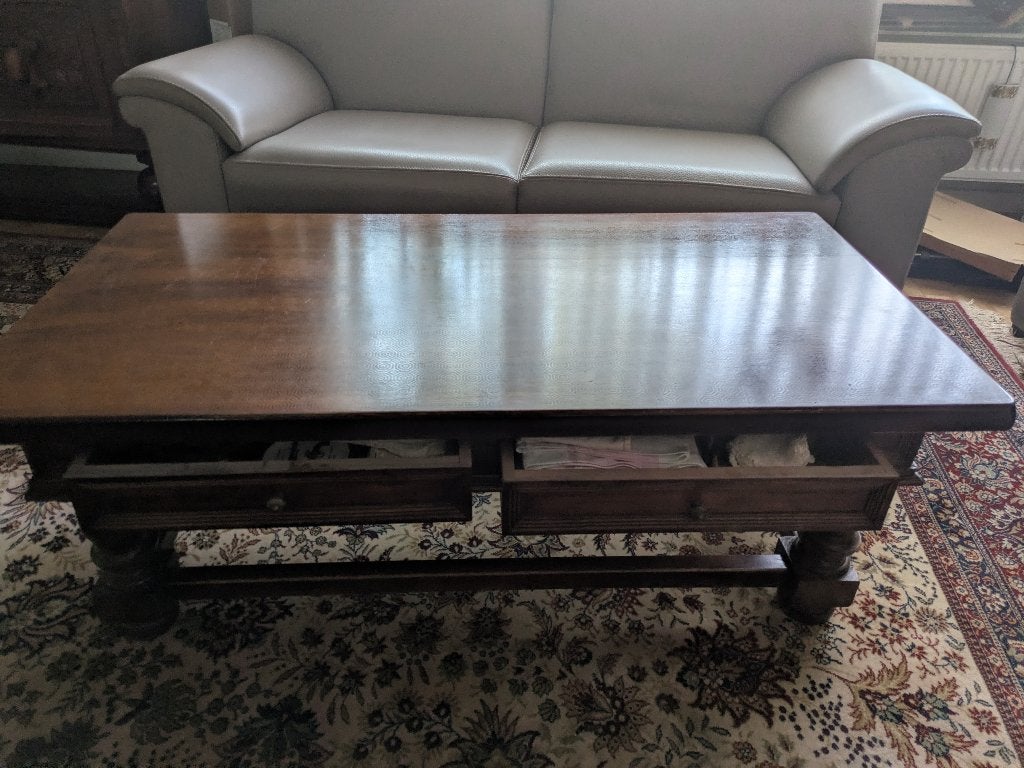 Salontafel, Huis en Inrichting, Tafels | Salontafels, Ophalen, Gebruikt, 100 tot 150 cm, Klassiek