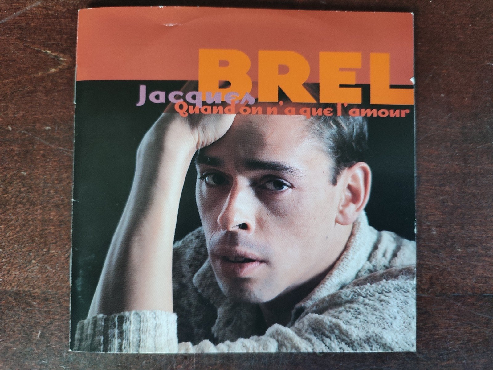 2CD : JACQUES BREL - QUAND (CD + incrustation, sans boîte/do, Enlèvement ou Envoi, Comme neuf