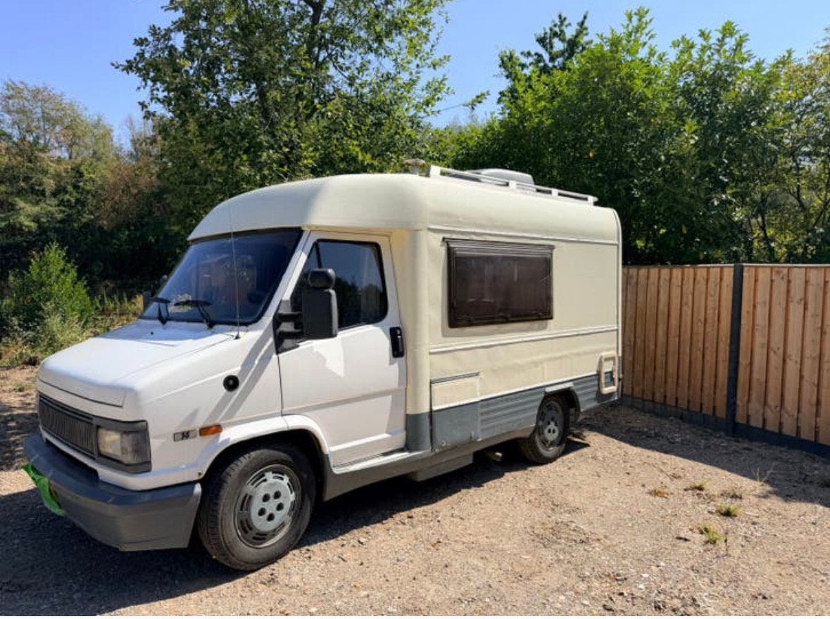 Fiat ducato 1991 turbo 95pk 2200kg, Caravanes & Camping, Toilette à cassette, Fiat, Boîte manuelle, Jusqu'à 4 m