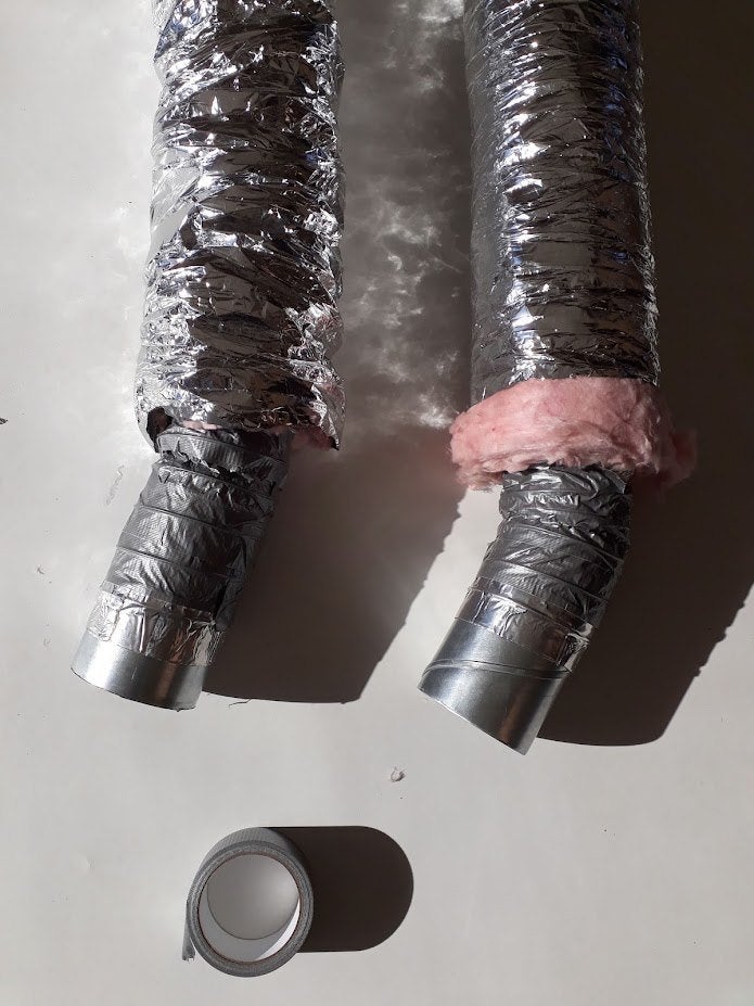 Ventilatie flexibel diameter 100 lengte 5m. Geïsoleerd., Ophalen