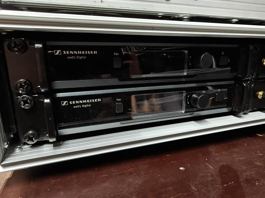 Sennheiser 2x EWD1 receiver + diverse micro's, Enlèvement