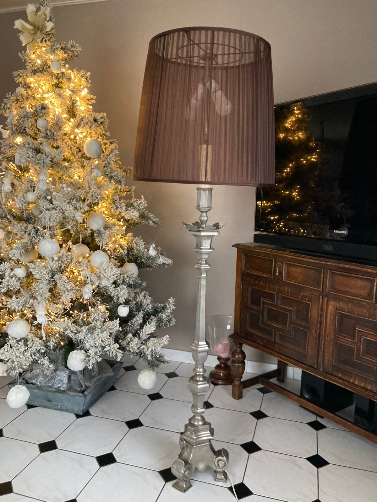 Staanlamp landelijke stijl, Ophalen, Metaal, 150 tot 200 cm, Landelijk