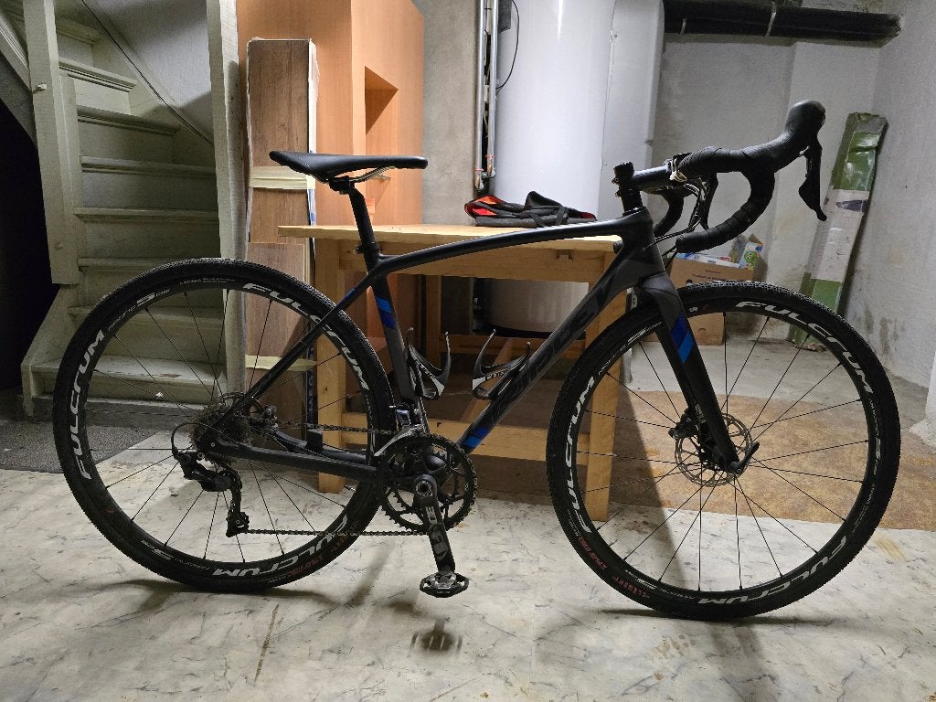 gravelbike Ridley X-trail full carbon, Carbon, Zo goed als nieuw, Schijfrem, Ophalen