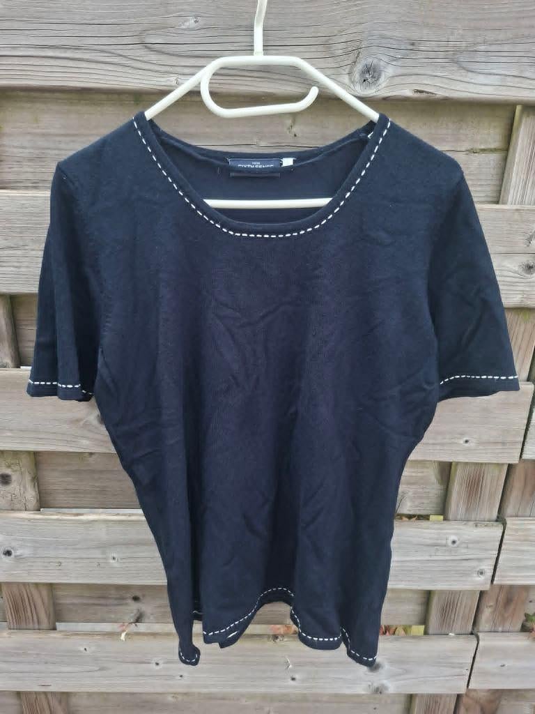 Sixth Sense: Donker blauwe trui met korte mouwen (small), Kleding | Dames, Blauw, SIXTH SENSE, Ophalen of Verzenden, Korte mouw