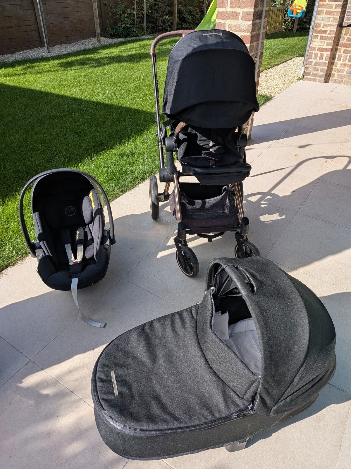 Cybex Priam Rose Gold + Autostoel isize cloud G, Ophalen