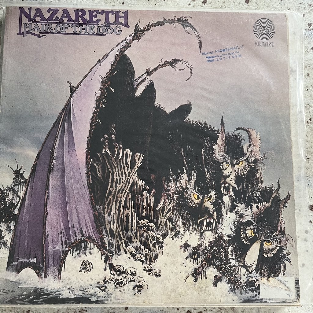lp - Nazareth - Hair Of The Dog, Ophalen of Verzenden, Gebruikt, Hard Rock, LP
