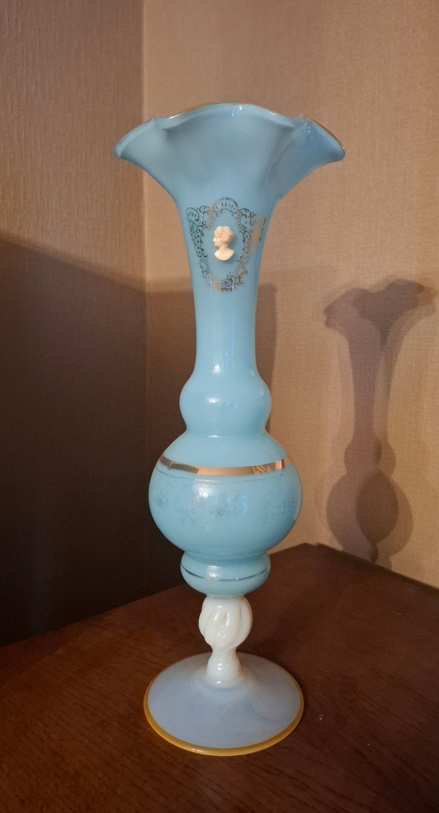 Glazen vaas Opaline, Antiek en Kunst, Ophalen