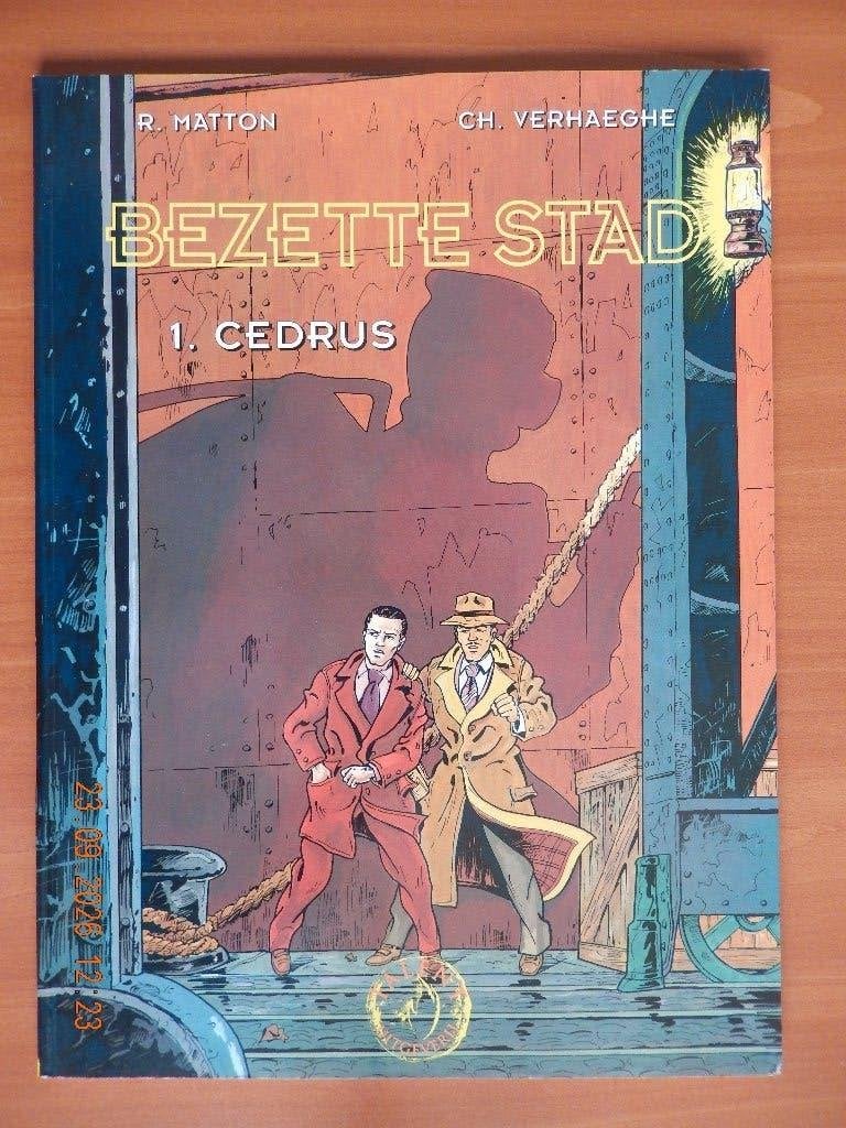 Strip bezette stad van R.MATTON, Ophalen of Verzenden, Zo goed als nieuw, Meerdere stripboeken, R.MATTON en CH. VERHAEGHE