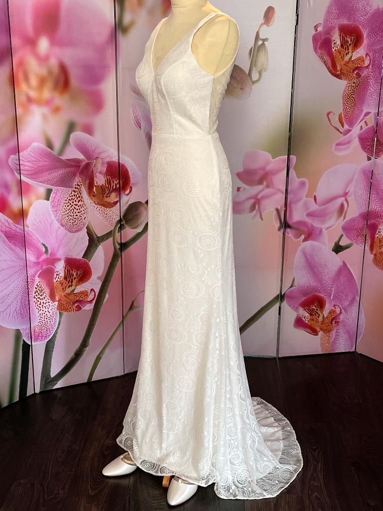 Nieuw maat 34 -34/36 ROSAN BOHO Bohemian (Boho)style, Kleding | Dames, Trouwjurk, Overige kleuren, Verzenden, Nieuw