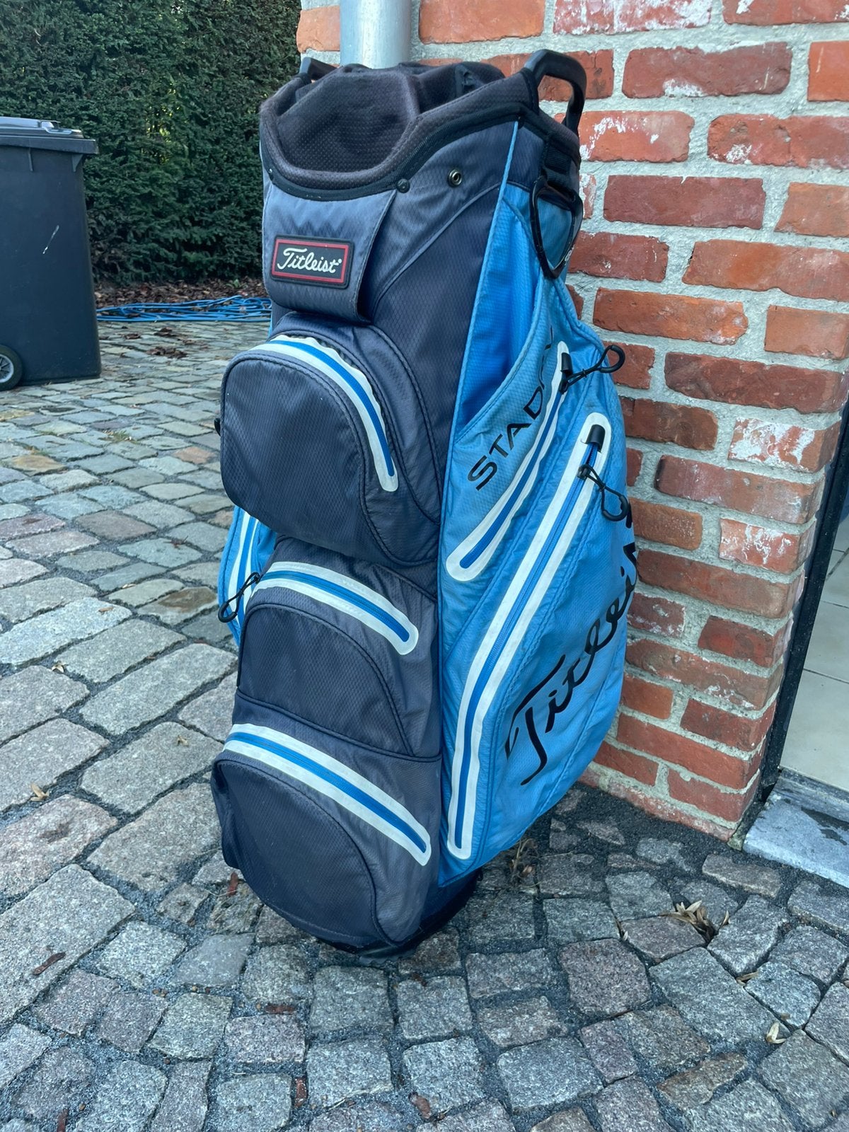 Blauwe titleist golfzak, Sport en Fitness, Ophalen, Gebruikt