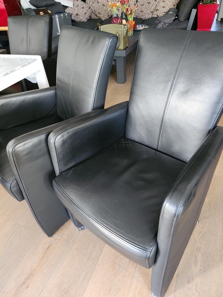 Fauteuil de salle à manger 6 600 euros, Maison & Meubles, Chaises de bureau, Noir, Enlèvement