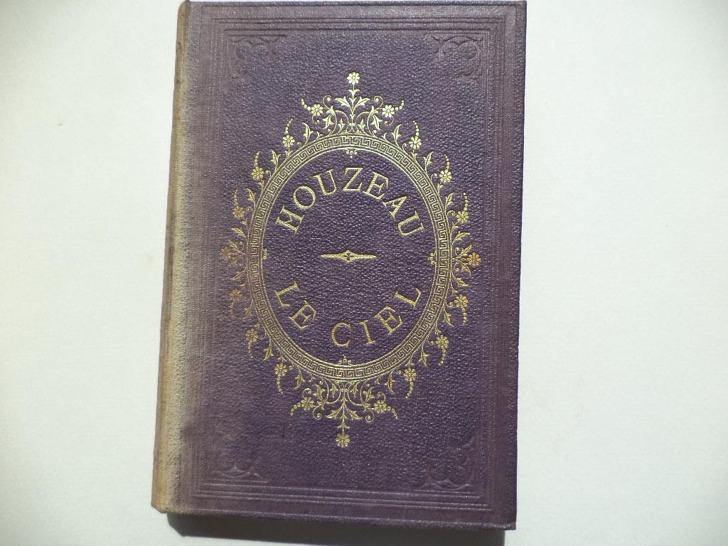 Antiek boek 'LE CIEL' het heelal 1873 HOUZEAU 4x kaart maan, Boeken, Atlassen en Landkaarten, België, Ophalen of Verzenden