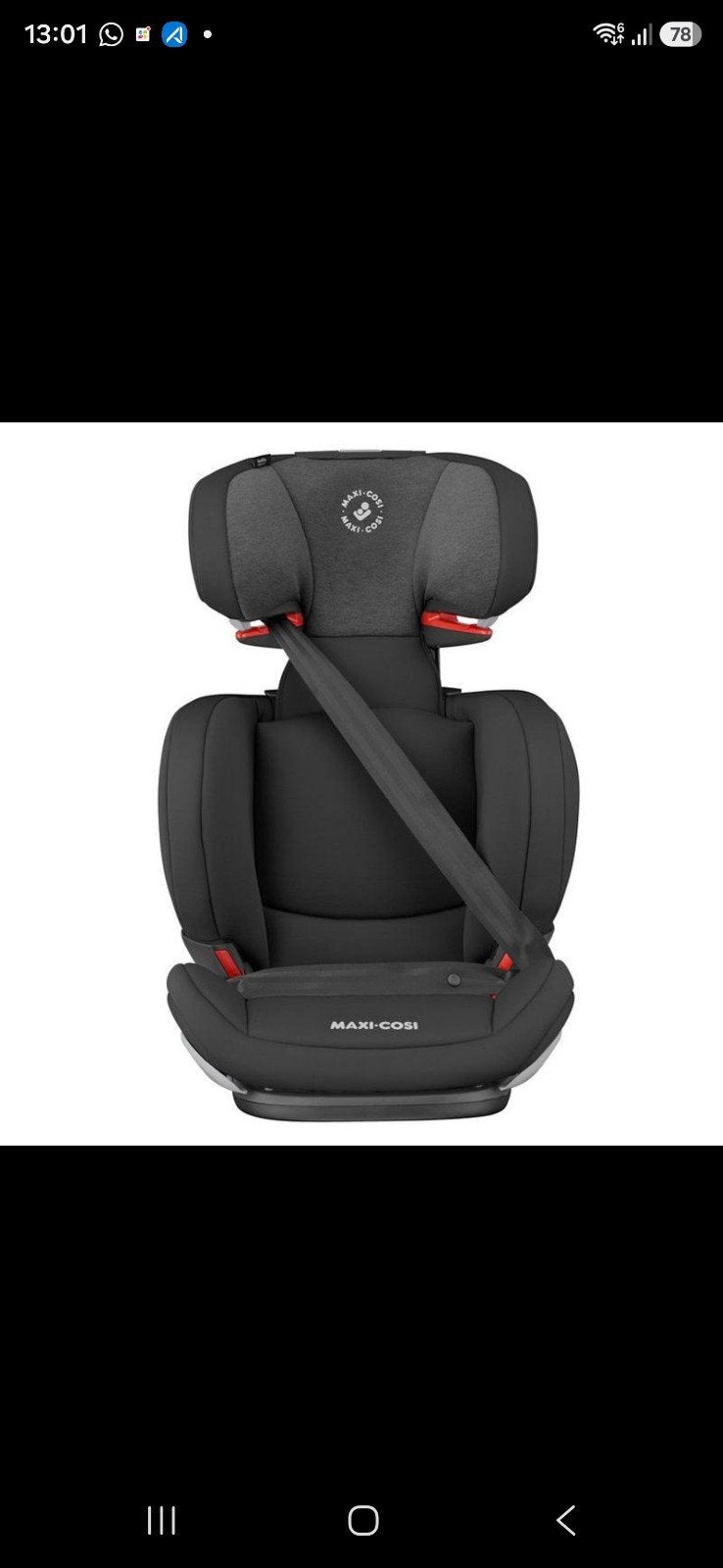 Maxii cosi rodifix airprotect, Kinderen en Baby's, Ophalen, Afneembare rugleuning, Zo goed als nieuw, 9 t/m 36 kg
