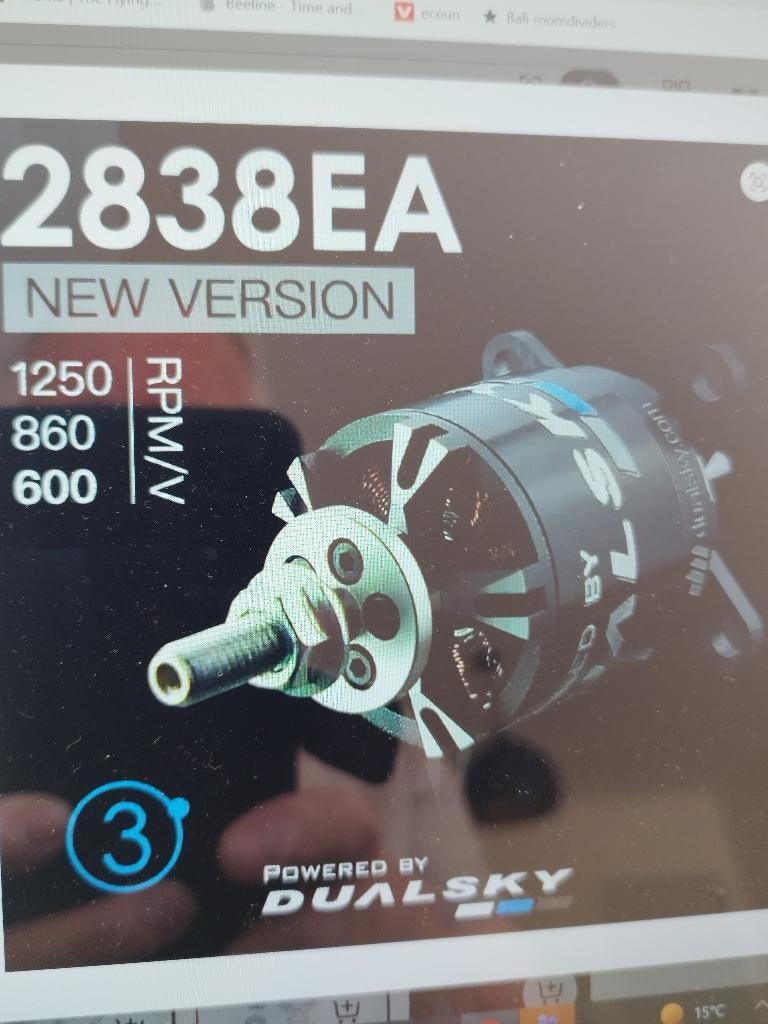 RC Dualsky vliegtuig motor 600kv, Hobby en Vrije tijd, Ophalen of Verzenden, Nieuw, Vliegtuig, Overige merken