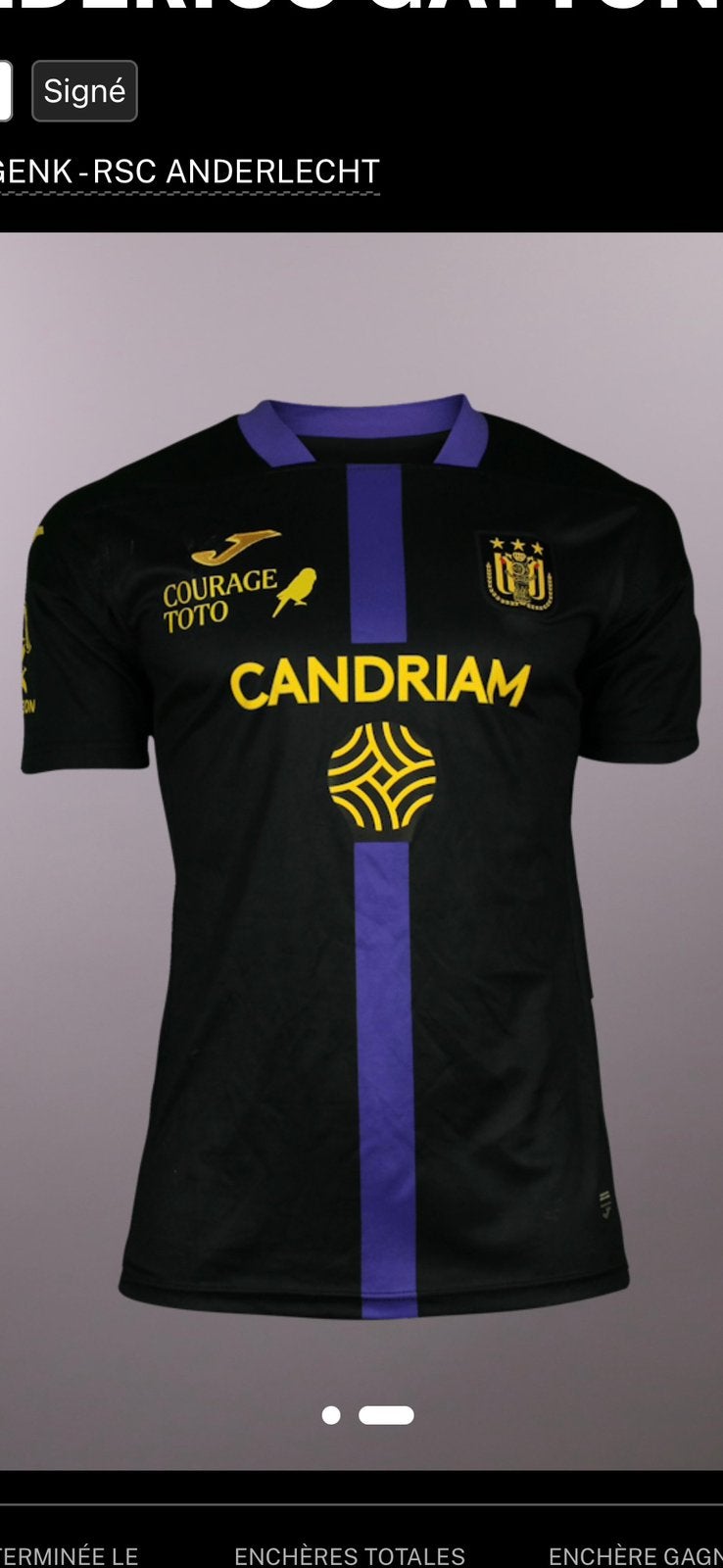 Rsc Anderlecht shirt (recherche), Enlèvement, Comme neuf, Maillot