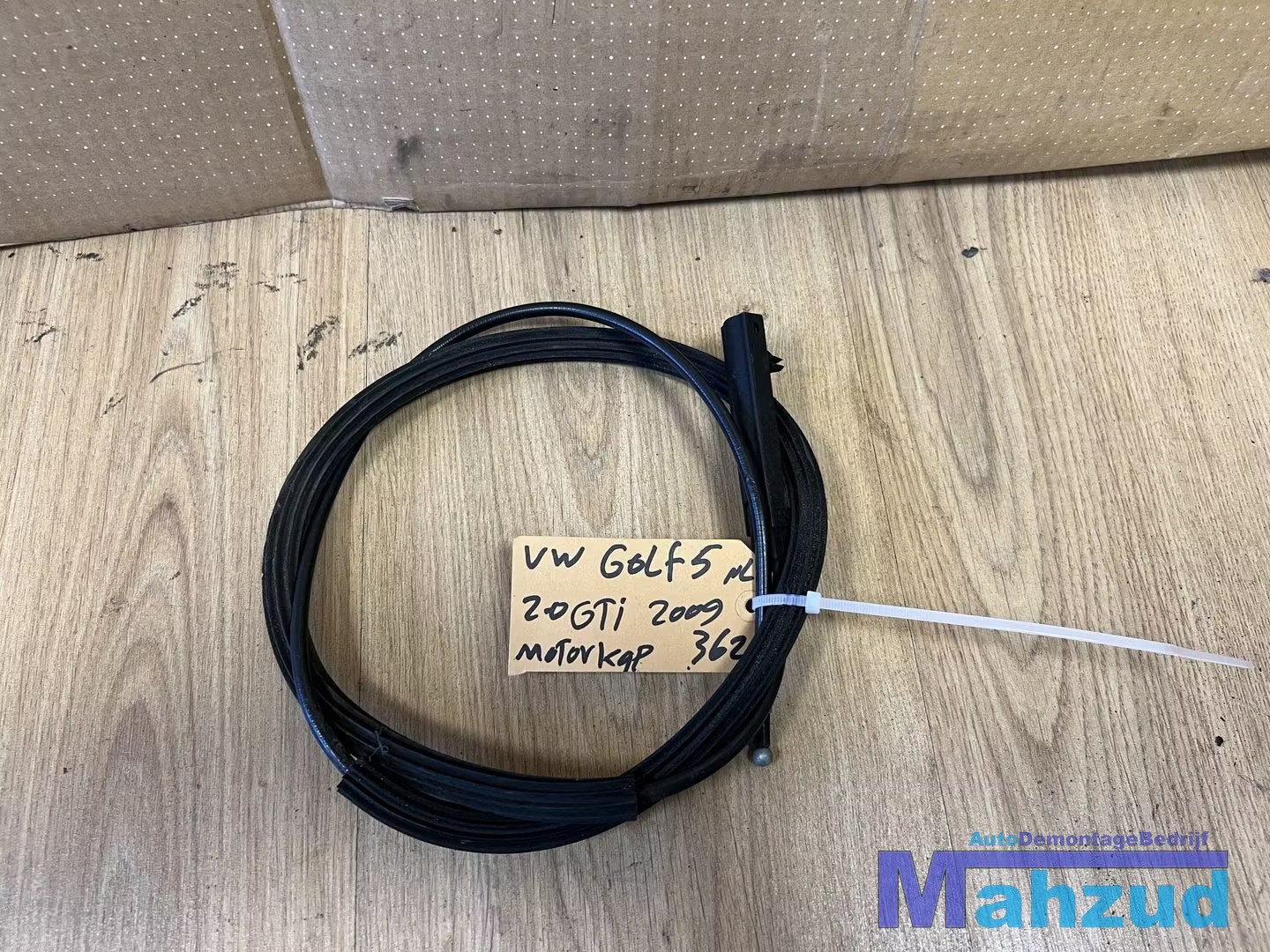 VW GOLF 5 Motorkap kabel 2003-2009, Gebruikt, Volkswagen, Volkswagen AG, Vw@volkswagen.de