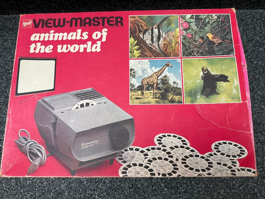 Projecteur View-Master GAF vintage - Les animaux du monde, Antiquités & Art, Antiquités | Jouets, Enlèvement ou Envoi