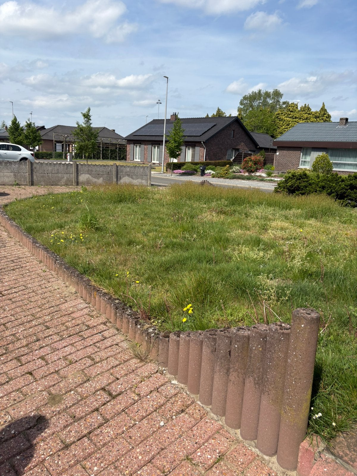 Palissade boorden / betonnen afboording   (>40m), Tuin en Terras, Bielzen en Borduren, Ophalen, Gebruikt, Overige typen