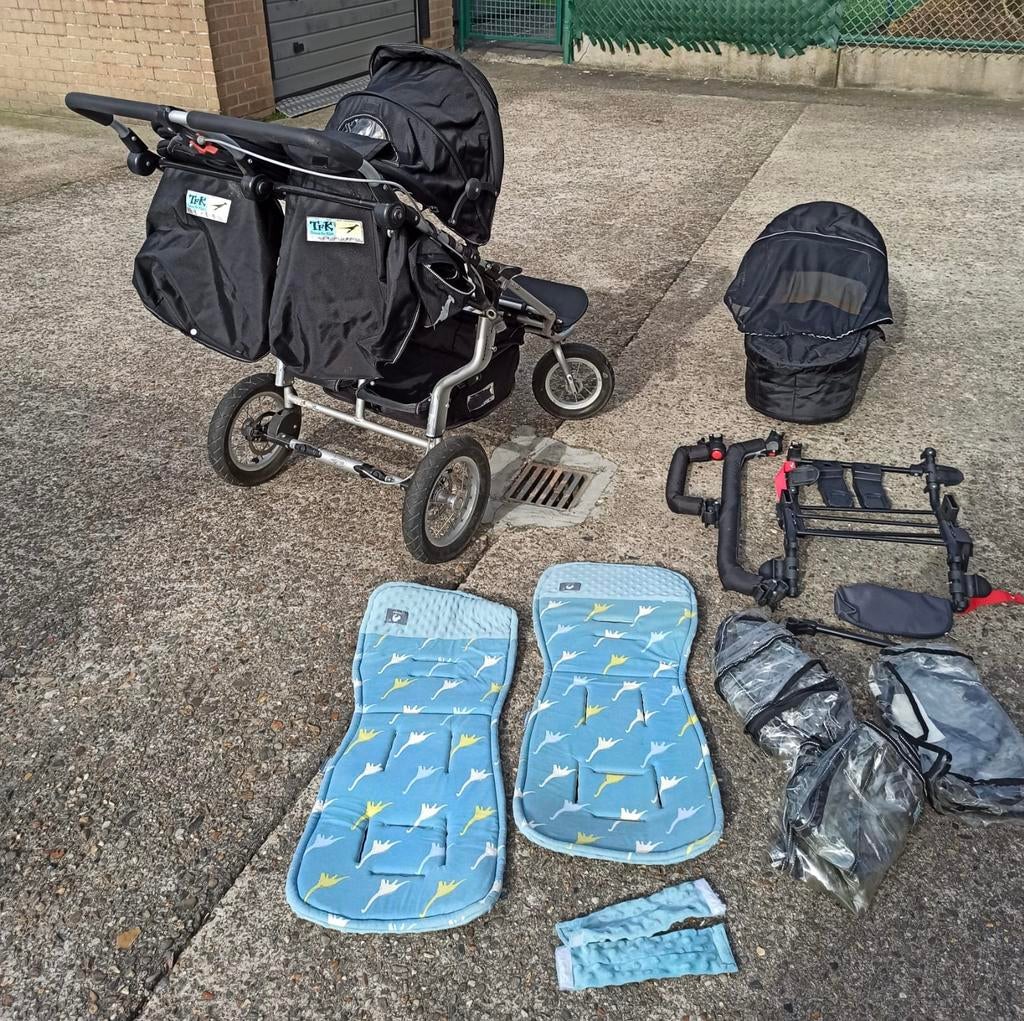 Kinderwagen, Kinderen en Baby's, Kinderwagens en Combinaties, Gebruikt, Duowagen, Ophalen, Kinderwagen
