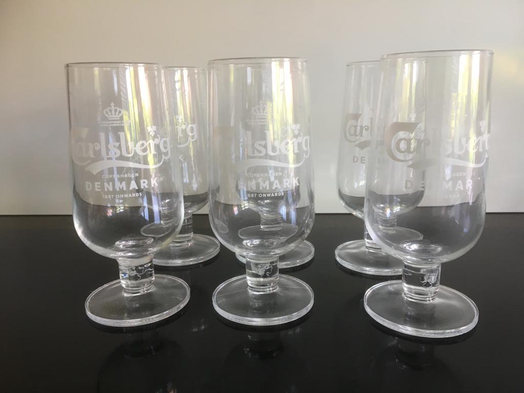Carlsberg bierglazen - NIEUW, Ophalen, Nieuw, Bierglas