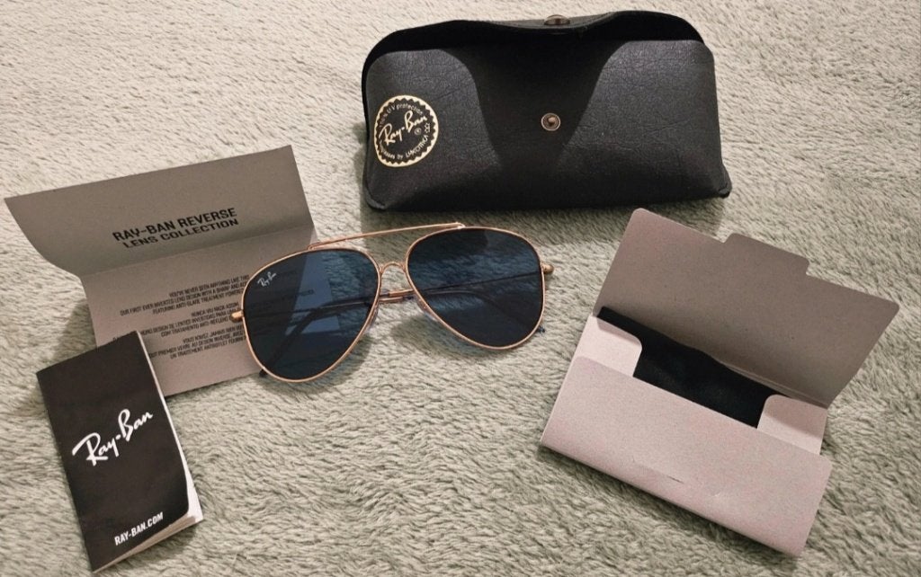 Ray-Ban Aviator Reverse, Enlèvement ou Envoi, Comme neuf, Lunettes de soleil, Ray-Ban