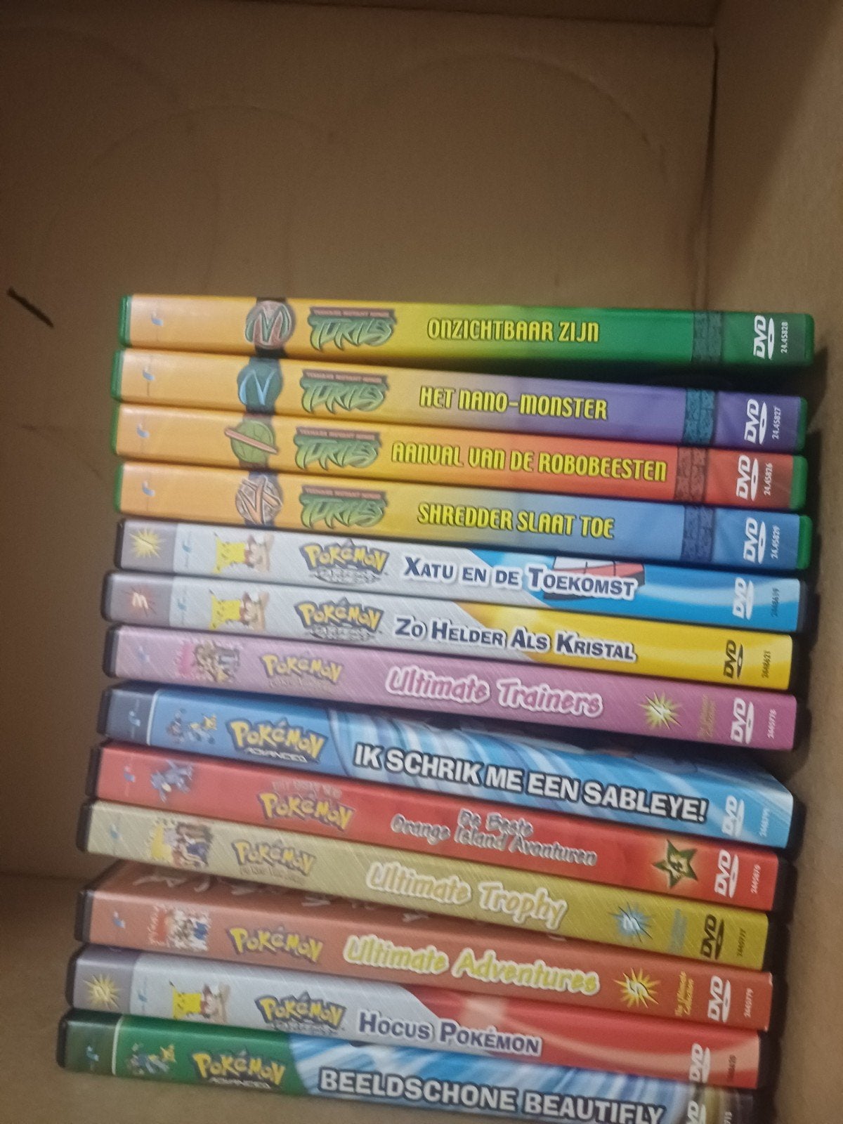 Pokemon - turtles en asterix dvd 's, Cd's en Dvd's, Ophalen of Verzenden
