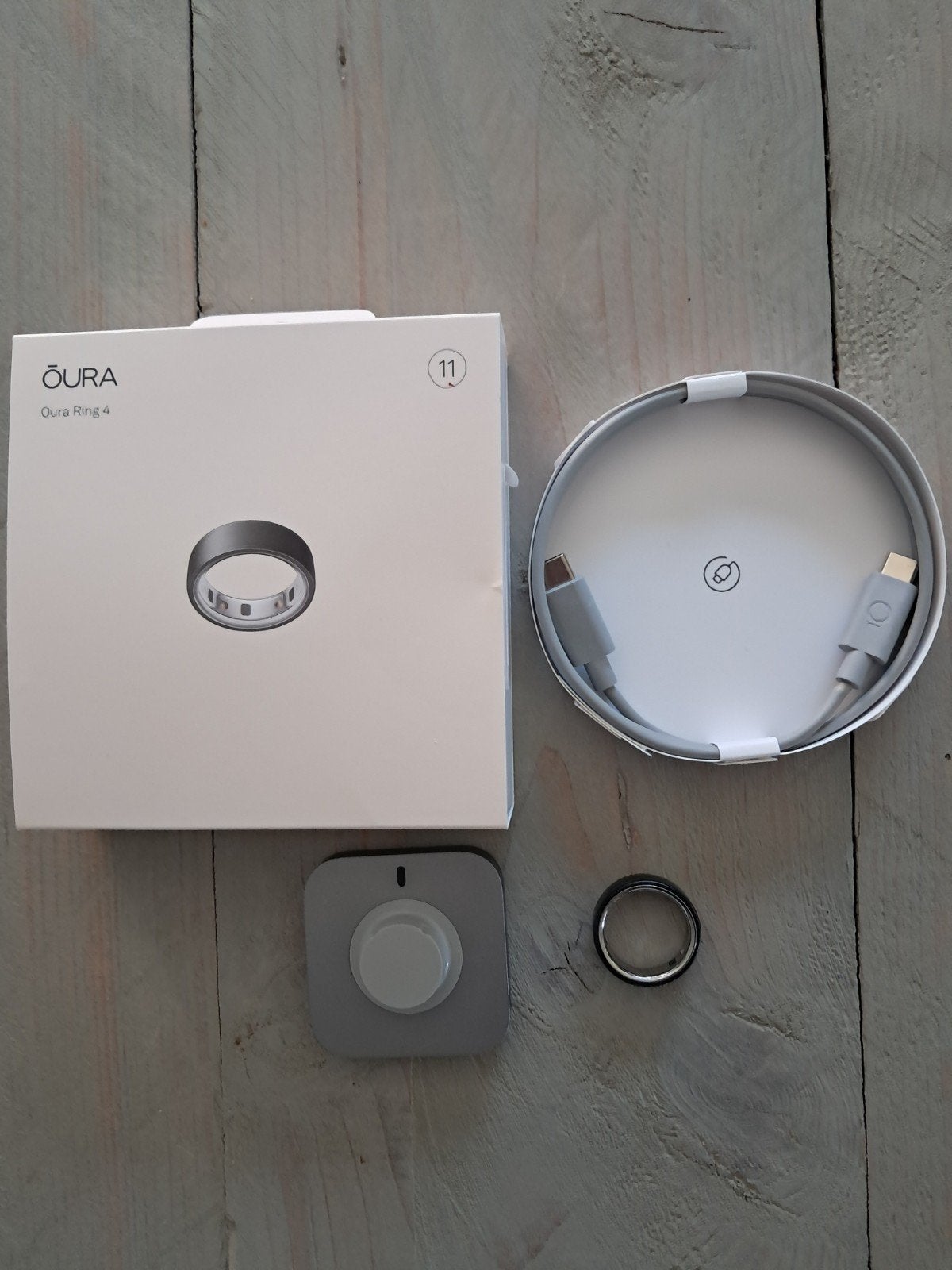 Oura ring 4 Stealth maat 11-z.a.g.n, Ophalen of Verzenden, Zo goed als nieuw, Overige typen