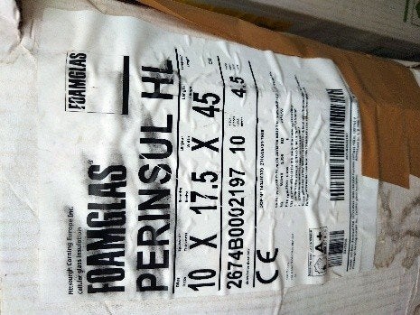 Isolatie Foamglas Perinsul HL - verschillende diktes, Enlèvement, Neuf