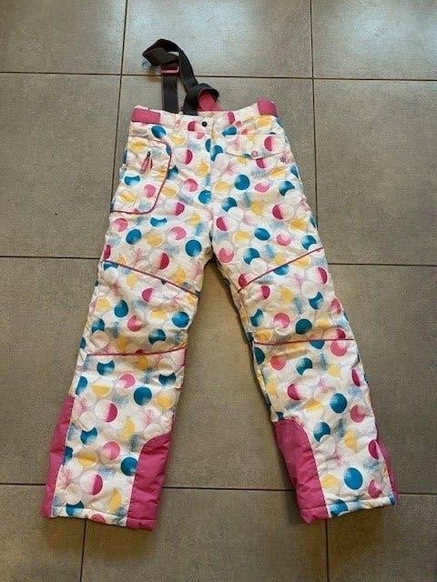 Warme, kleurrijke skibroek maat 10 jaar, Enlèvement ou Envoi, Comme neuf, Vêtements
