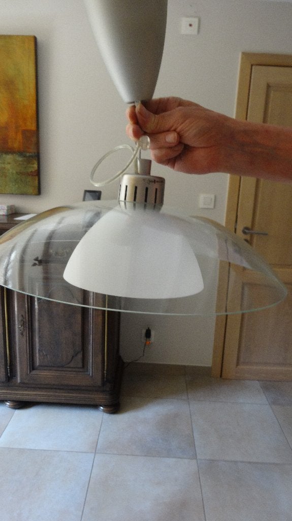 Prachtige plafondlamp, Ophalen, Overige stijlen, E27 (groot), Wit