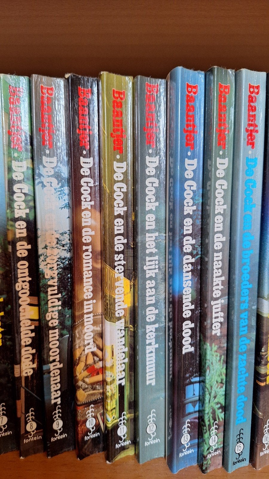 Baantjer serie, Ophalen