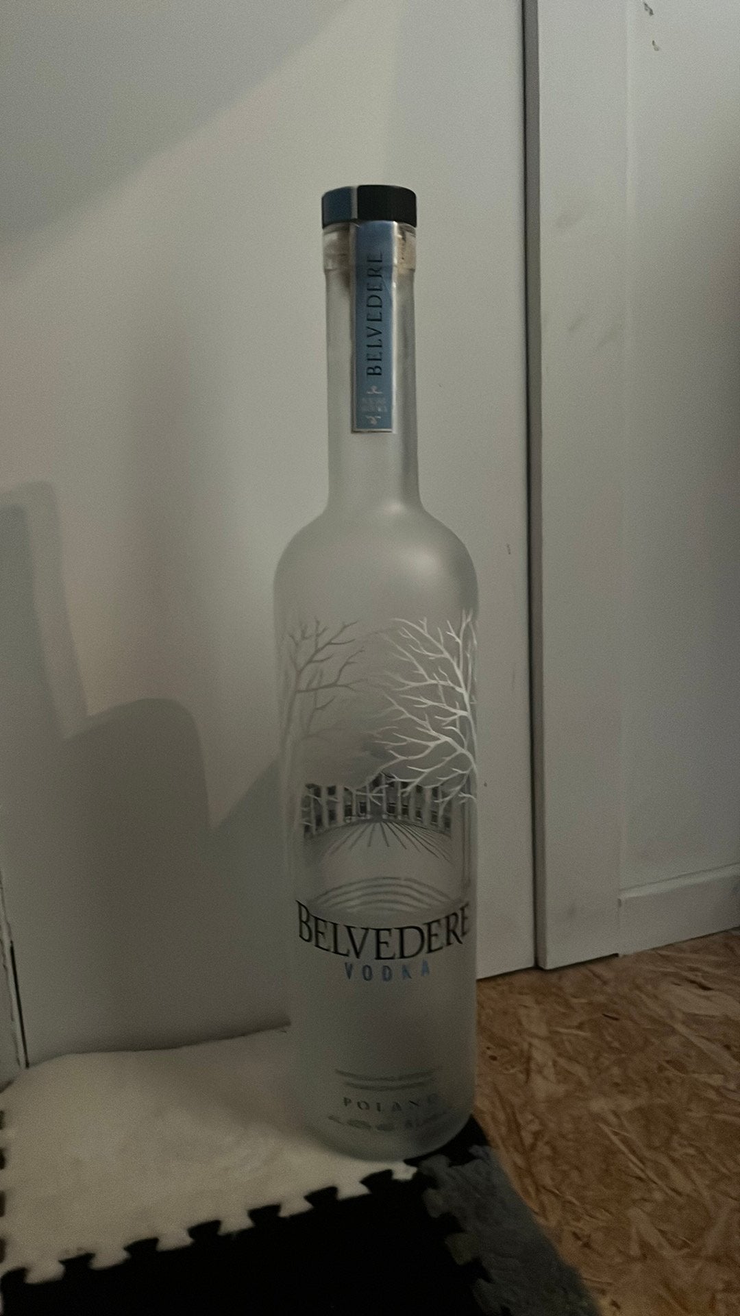 Lege Belvedere 6L vodka fles, Enlèvement, Utilisé