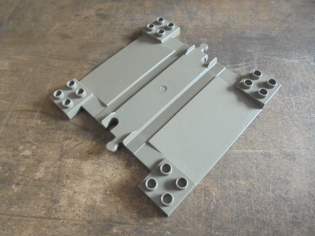 Lego Duplo Train Track with Ramps Car Crossing (zie foto's)3, Envoi, Utilisé, Briques en vrac, Duplo