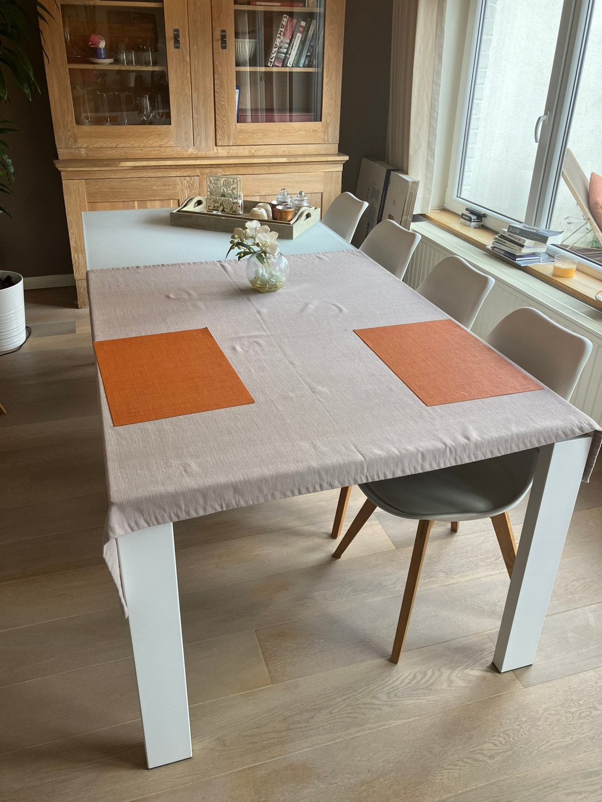 Eettafel 8 personen Joli, Ophalen, Zo goed als nieuw, Rechthoekig